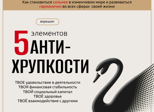 Воркшоп "5 элементов АНТИХРУПКОСТИ"