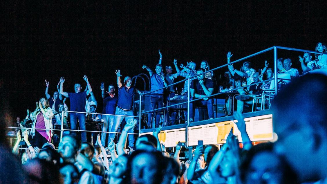 Группа "Чайф" на крыше Галереи "АСТОР"