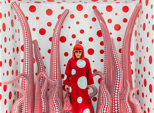 ЯЁИ КУСАМА - ФУЖИТА:
КОШКИ, ТЫКВЫ, БЕСКОНЕЧНОСТЬ... Лекция Ольги Софиной